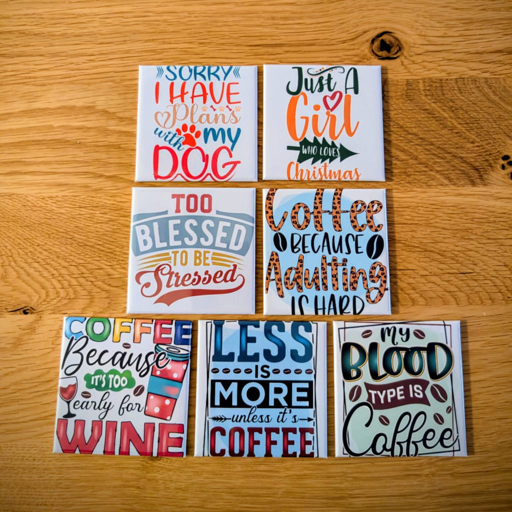 family quote magnet set, inspirational magnet designs