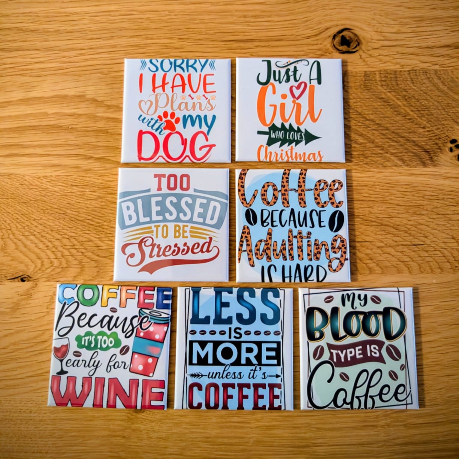 Family Quote Magnet Set – Heartwarming Premade Designs