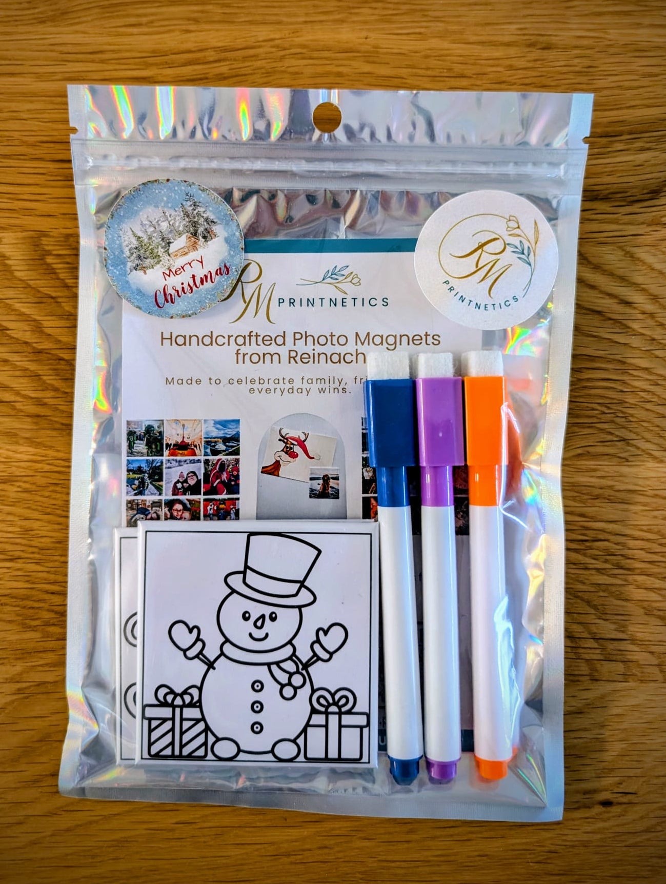 kids colouring magnet set, reusable children magnets